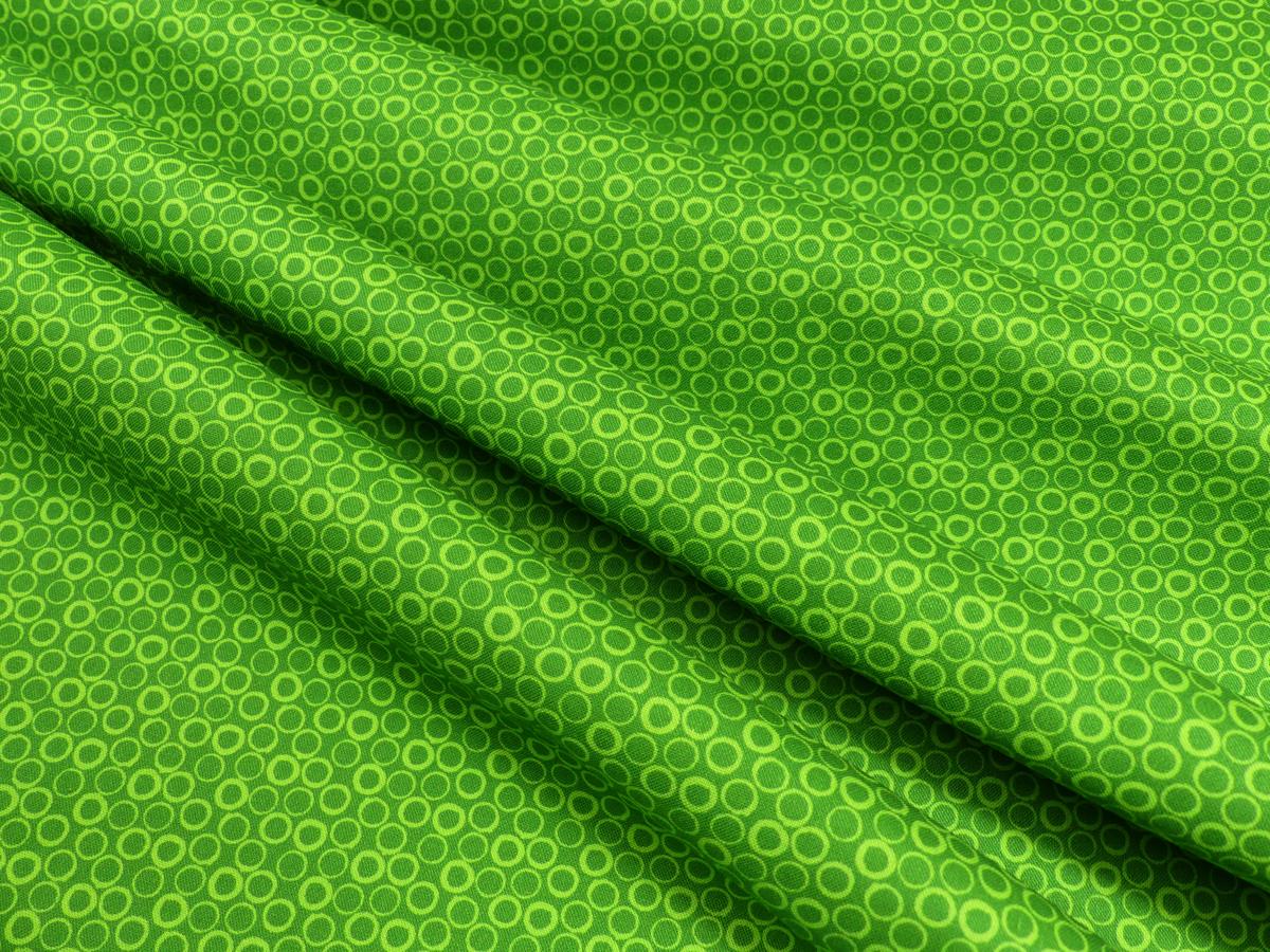 Patchworkstoff Benartex Serie Frogtastic Basi Ton in Ton grün